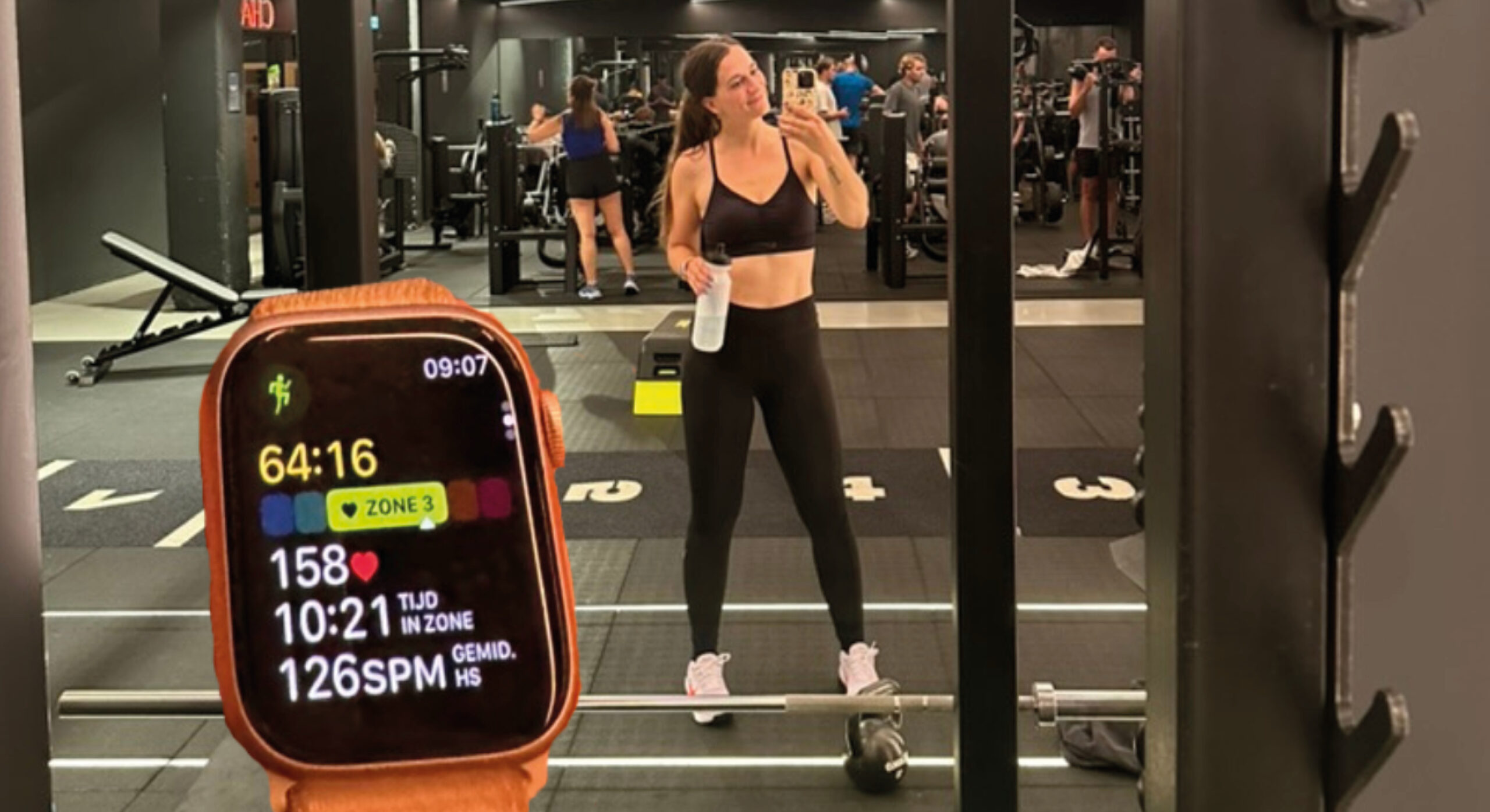 Deze schattige roze vriend maakte zelfs van mij een fitgirl